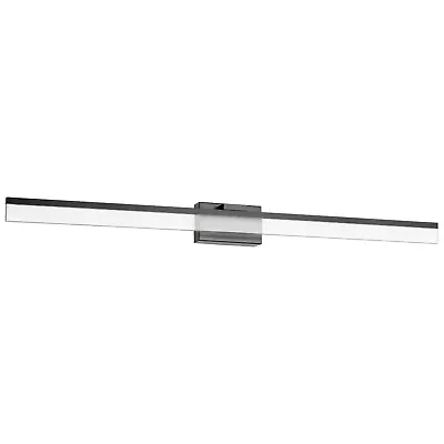 EGLO PALMITAL 2 BLACK 900mm 11w LED TRI-COLOUR WALL VANITY LIGHT BATHROOM 205073 • $229