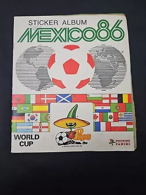 Mexico 1986 86 World Cup Panini Football Sticker Album 100% Complete Full Set • £149