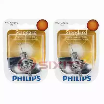 2 Pc Philips High Beam Headlight Bulbs For Volkswagen Amarok Beetle Crafter Or • $15.52