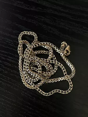 28” 10k Solid Gold 2mm Franco Box Chain 23.5grams • $1100