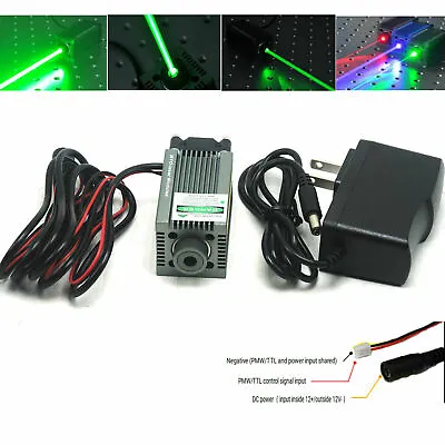 515nm 520nm 1W 1000mW 12V Green Dot Laser Diode Module With TTL 33x55mm • $273.29