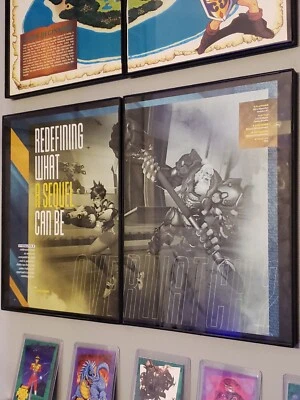 $74.99 • Buy FRAMED 2019 Overwatch 2 Xbox PS4 PS5 Switch PC Video Game Wall Art