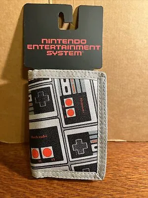 Nintendo Tri Fold Wallet Canvas Official NEW • $4.99