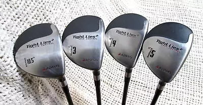 Adams Tight Lies 2 SPIN CONTROL (1-3-4-5) 4Pc Wood Set RH ~ Reg Graphite Shafts • $153.79