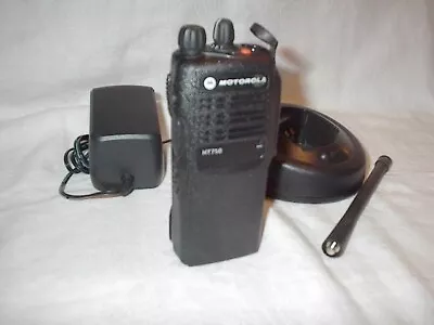 Motorola Ht750 Analog Vhf Portable  4ch 5w 136-174 Mhz  W/ Rapid Chg • $69.99