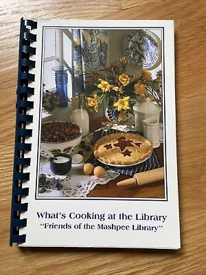 What's Cooking At The Library Cape Cod 2001 Mashpee Library Massachusetts • $9.99