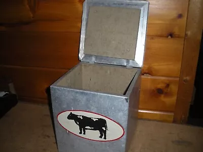 Vintage Metal Porch Dairy Box • $50