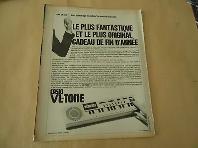 1981 Advert Casio VL-Tone Mini Keyboard Music Ad • $3.20