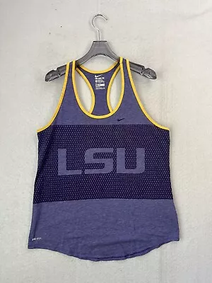The Nike Tee Tank Top LSU Tigers Purple Men’s Size XL • $11.99