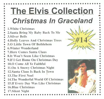 Elvis Presley Karaoke CDG Christmas In Graceland 17 Songs BLUE CHRISTMAS • $12.99