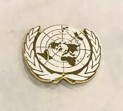 UN Metal Beret Badge United Nations Army Military Other Ranks Headwear Cap • £7.50