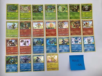 $109 • Buy Pokémon 25th Anniversary McDonalds Holo + Non-Holo Full Master Set & Holders