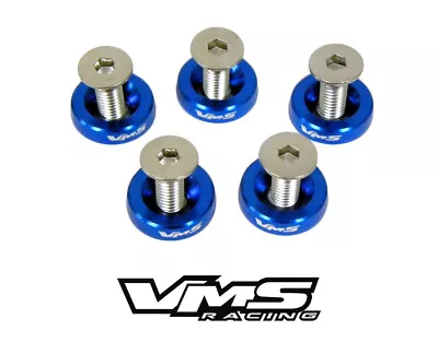 Vms 20pc Fender Washers Suzuki Honda Yamaha Kawasaki Ducati 10mm Bolt Kitblue • $29.95