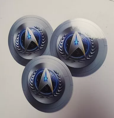 $7.77 • Buy Star Trek Starfleet Command Logo Vinyl Stickers 3 Pack *WORLDWIDE 🌐 SHIPPING*