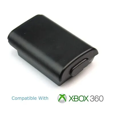 Xbox 360 Controller Battery Cover Case Shell Pack - Black • £2.25