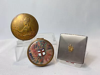 Vtg Compact Merissa Jasmin Norida Yardley Mirrored Powder Lot Of Three • $29.95