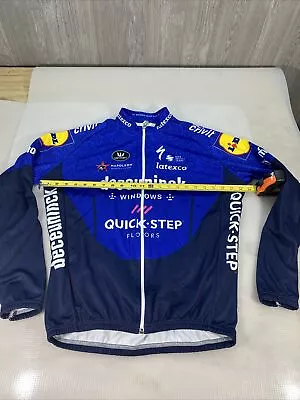 Vermarc Quick Step Thermal Long Sleeve Cycling Jersey 2XL XXL (8472-5) • $63.99