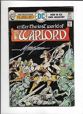 Warlord #1 (DC 1976) Signed Mike Grell • $40