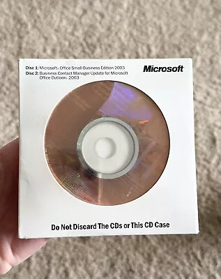 Microsoft Office Small Business Edition 2003 NEW 2 Discs W/ Product Key • $24.45