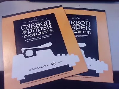 2 Carbon Paper Tablets 30 Sheet Vintage • $7.99