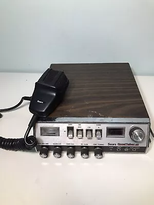 Vintage Sears RoadTalker 40 CB Radio CM-6100S Slantface • $119