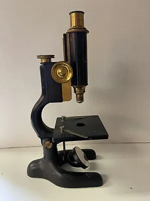 Vintage Bausch And Lomb Microscope In Wooden Box • $75
