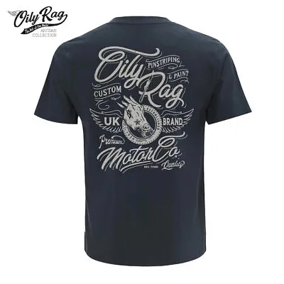 Paint & Pin-striping  T-shirt By Oily Rag Co-Biker Hot Rod Motorcycle Biker • £24.99