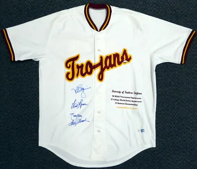 Tom Seaver Mark McGwire Randy Johnson Signed USC Trojans Jersey Steiner COA • $949