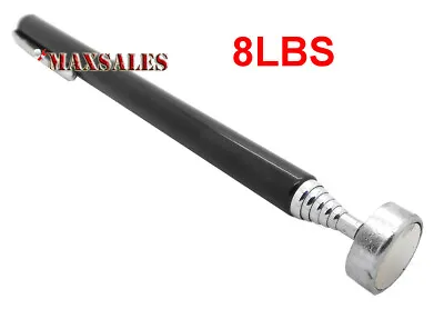 8Lb Telescoping Magnetic Pick-up Tool Rare Earth Magnet Pocket Clip 28  • $6.99