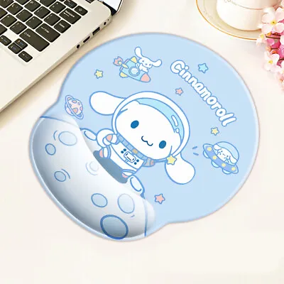 Cartoon Cinnamoroll Melody Mouse Pad 3D Silica Wrist Rest Wrist Protection Pad • £14.68