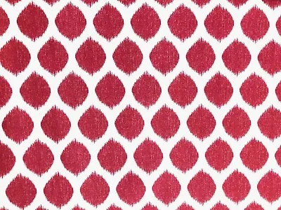 Sandown Bourne Ikat Magenta Pink 100% Cotton Curtain Upholstery Fabric Material • £6.99