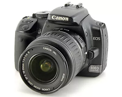 Canon EOS 400D - 10.1MP APS-C Digital SLR Camera W/ 18-55mm F/3.5-5.6 Zoom Lens • £99