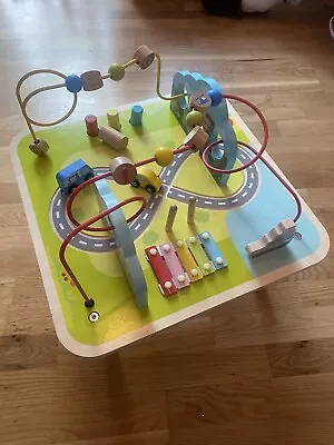 £15 • Buy Kids Wooden Activity Table Toy
