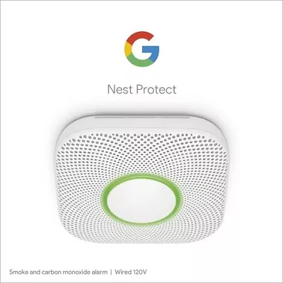 Google Nest Protect Smoke Alarm (Wired) - Brand New - AU Stock • $173.45
