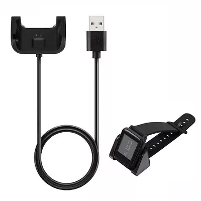 USB Charger Cable Dock For Xiaomi Huami Amazfit Bip BIT PACE Lite Youth • $11.39