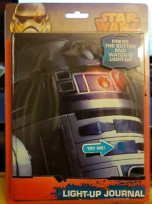 Star Wars - R2-D2 - Light Up Journal - 120 Ruled Page  • $10
