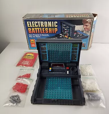 Vintage 1982 Milton Bradley Electronic Battleship Game Tested WORKS  • $46.74