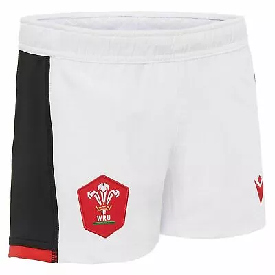 Macron WRU Wales Rugby Alternate Short Kid's Children Youth 2020/21 Shorts Welsh • £27.95