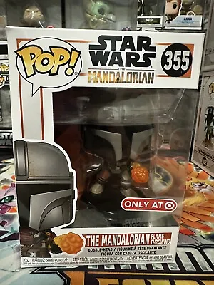 Funko Pop! Vinyl: Star Wars - The Mandalorian Flame Throwing (Metallic) #355 • $20