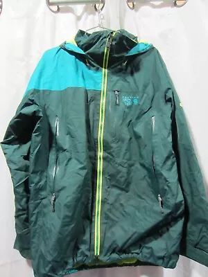 Mountain Hardwear Compulsion 3L Dry Q Elite RECCO Ski Shell NO Snow Skirt Men M • $99.97