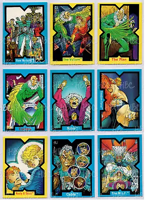 1991 Marvel X-force Trading Card Singles Pick & Complete Your Set • $2.19