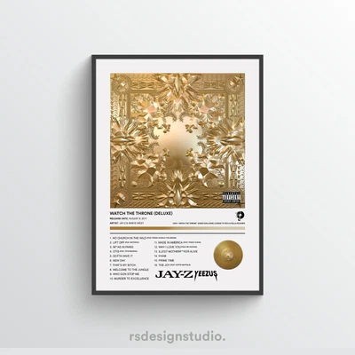 £12.99 • Buy JAY-Z & Kanye West WATCH THE THRONE Album Poster