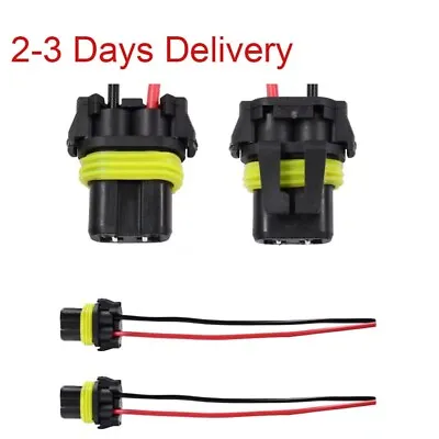 US Location 9005 9006 Female Socket Extention Wiring Harness Fog Light Connector • $6.99