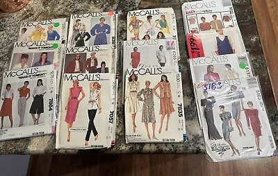 Your Choice Of Vintage McCall’s 1980s - 1990's Patterns Dresses Separates UNCUT • $1.95