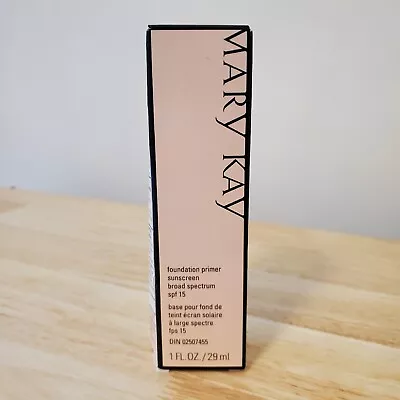 Mary Kay Foundation Primer Sunscreen SPF 15 1oz NIB • $22.99