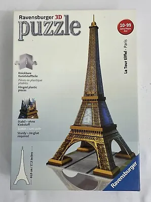NIB Ravensburger 3D Puzzle Eiffel Tower Paris 216 Piece New Sealed • $14.99