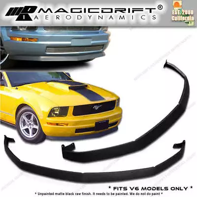 05-09 Ford Mustang V6 Sports Front Lower Valance Spoiler Splitter Lip URETHANE • $87.88