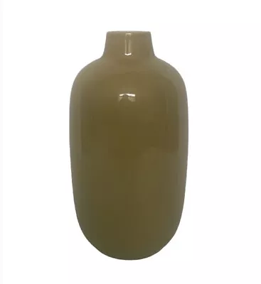 IKEA Pryda Green Ceramic Vase High 12” • $17.99