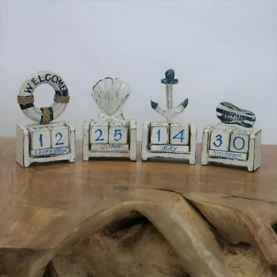 £5.99 • Buy Wooden Novelty Perpetual Calendar GI-069