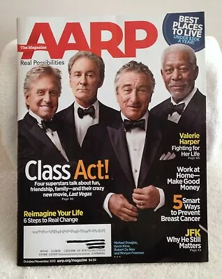 AARP Oct./Nov. 2013  MICHAEL DOUGLAS - DE NIRO - CLASS ACT . BEST PLACE TO LIVE • $5.19